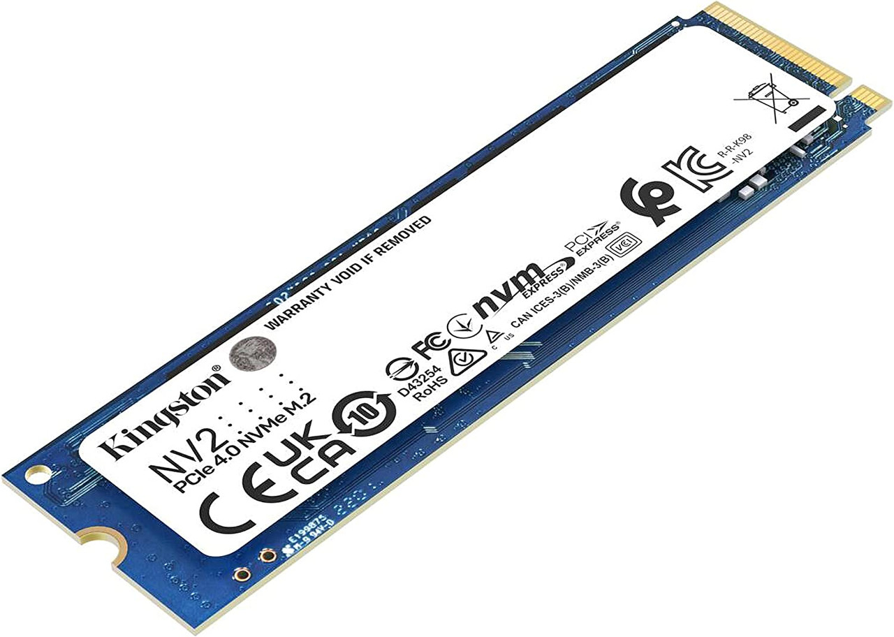 Kingston SNV2S/4000G NV2 4TB M.2 2280 NVMe Internal SSD, PCIe 4.0 Gen 4x4, Up to 3500 MB/s, Solid State Drive