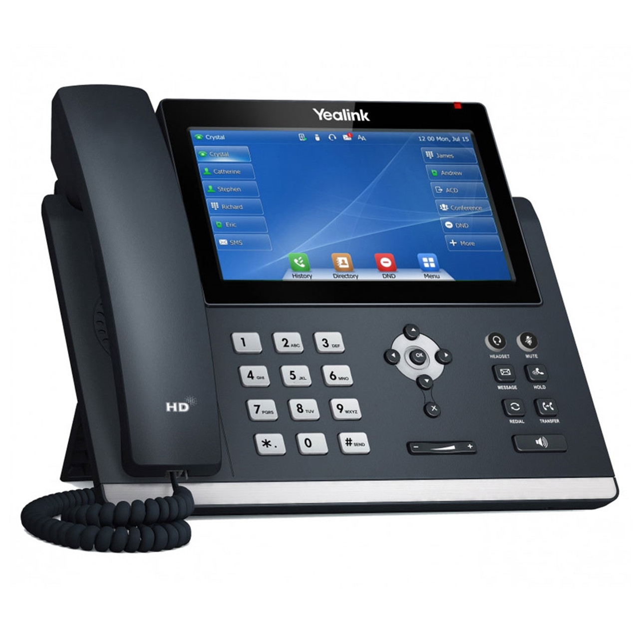 Yealink SIP-T48U IP Phone - Corded - Corded - Wall Mountable