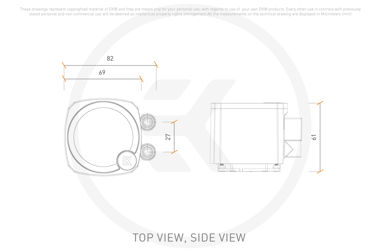 EKWB Nucleus AIO CR360 Lux D-RGB Liquid CPU Cooler with 120mm EK FPT Fans, Compatible with Intel & AMD LUX-360