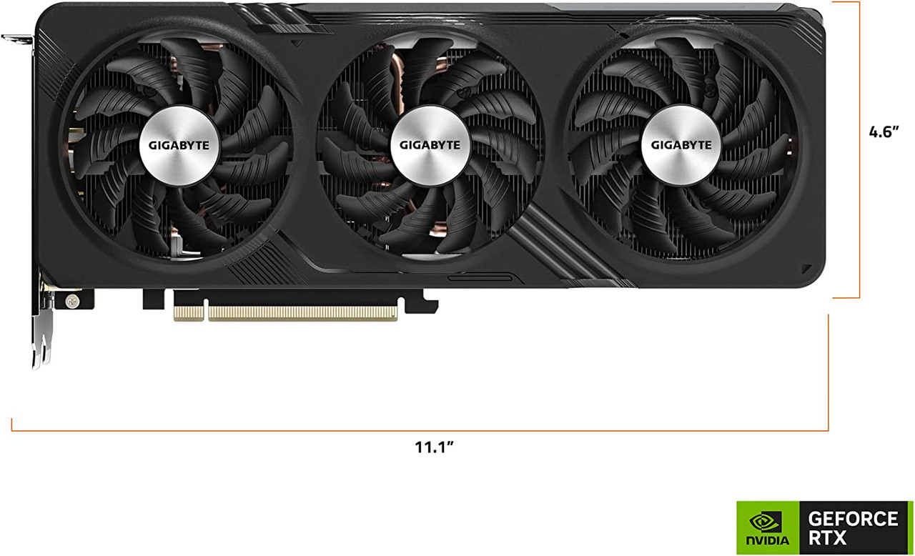Gigabyte GV-N406TGAMING OC-8GD GeForce RTX 4060 Ti Gaming OC 8G Graphics Card, 3X WINDFORCE Fans, 8GB 128-bit GDDR6