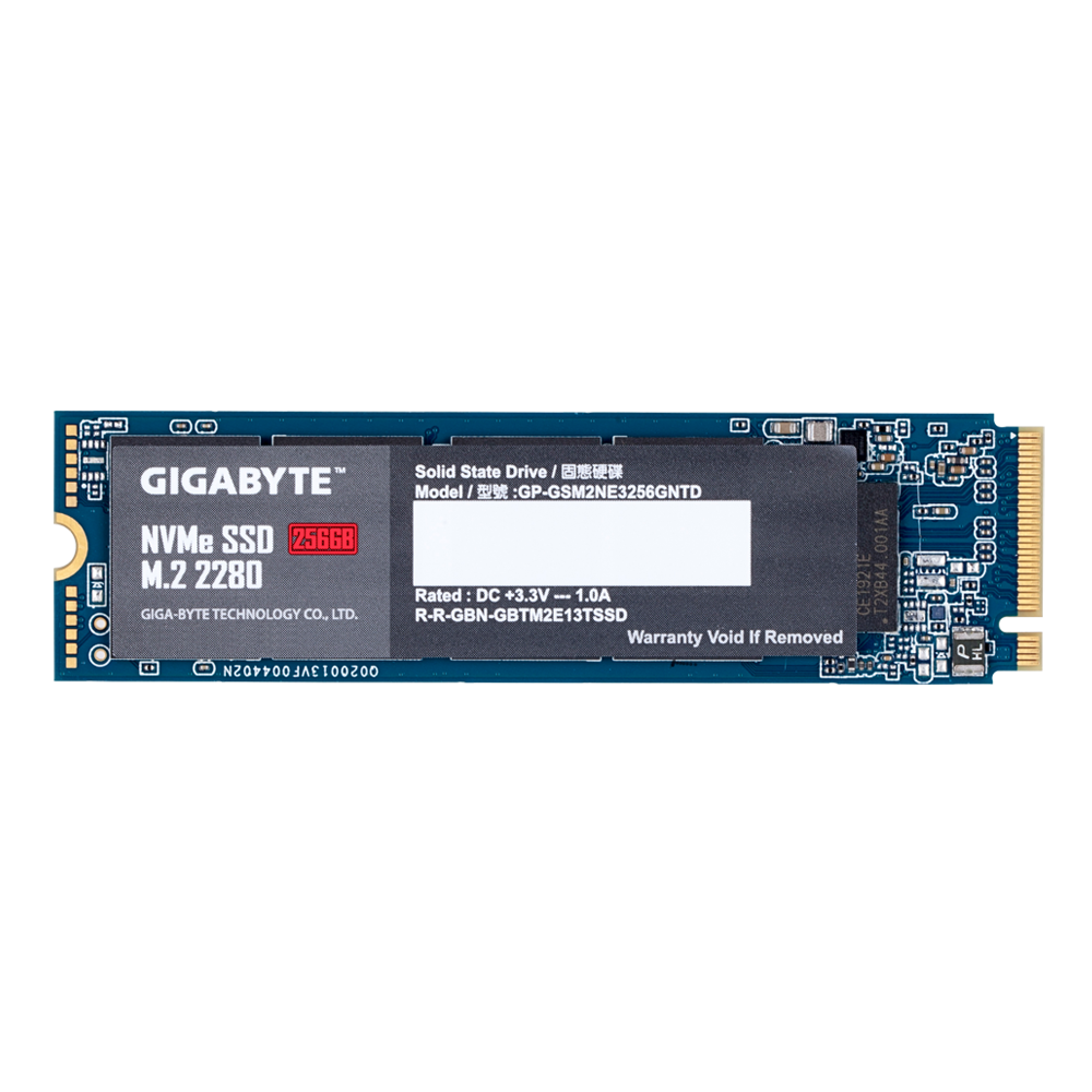 Gigabyte GP-GSM2NE3256GNTD 256GB M.2 2280 NVMe SSD Internal Solid State Drive