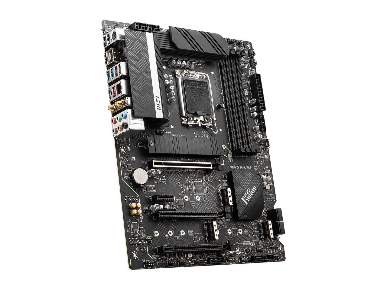 MSI PRO Z690-A WiFi DDR5 ProSeries Motherboard (ATX, 12th Gen