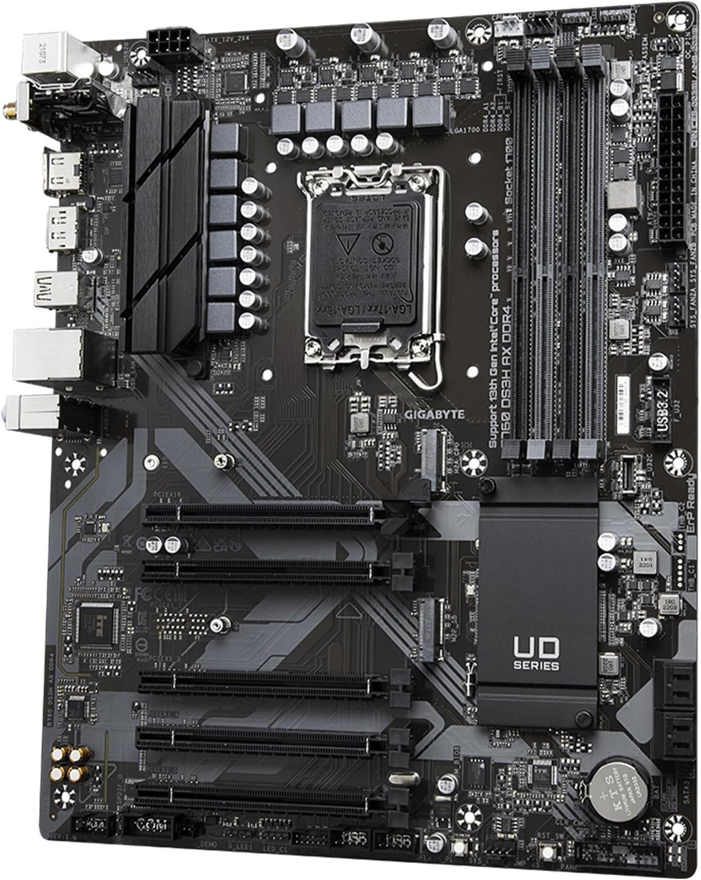 GIGABYTE B760 DS3H AX DDR4 LGA 1700 Intel B760 ATX DDR4 M.2 PCIe 4.0 USB 3.2 Gen 2 Type-C Motherboard