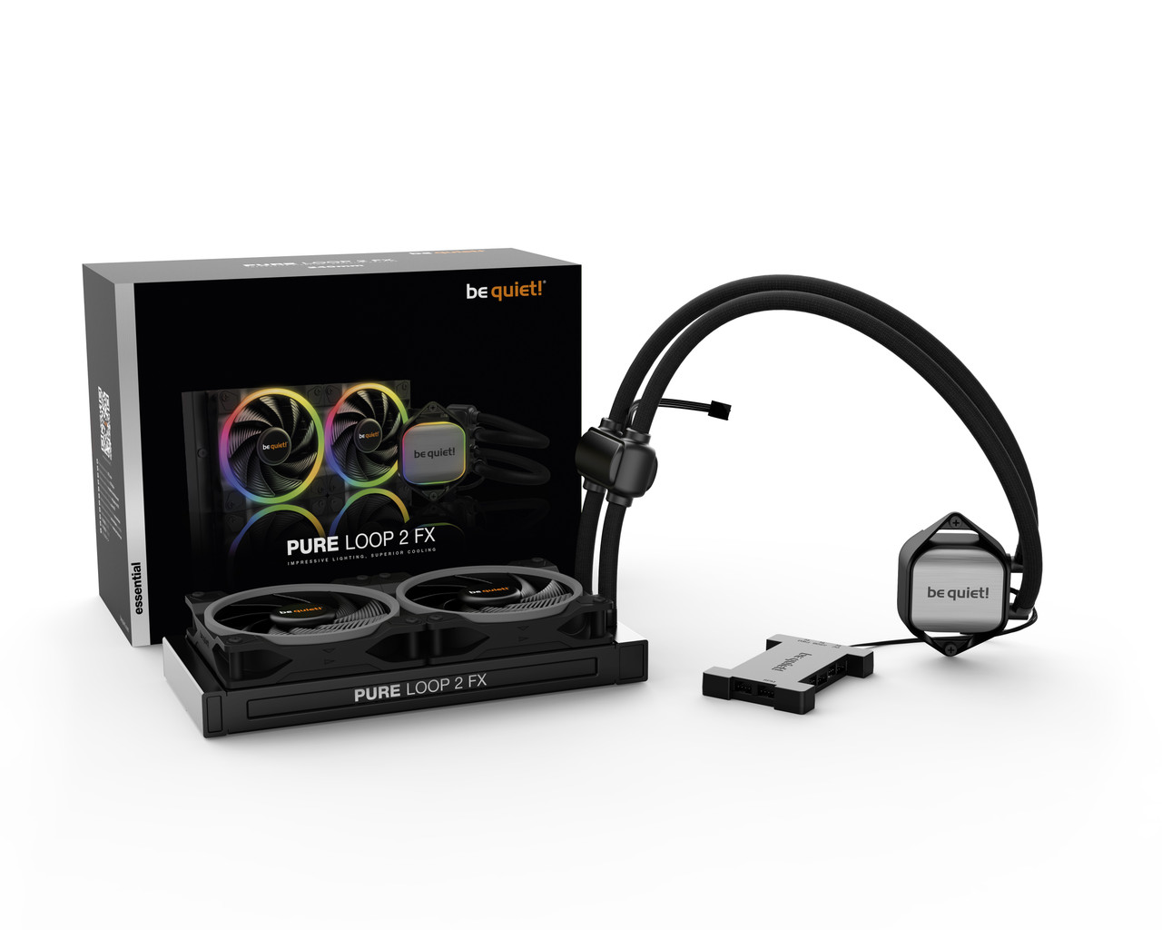 be quiet! PURE LOOP 2 FX IMPRESSIVE LIGHTING, SUPERIOR COOLING WATER COOLERS