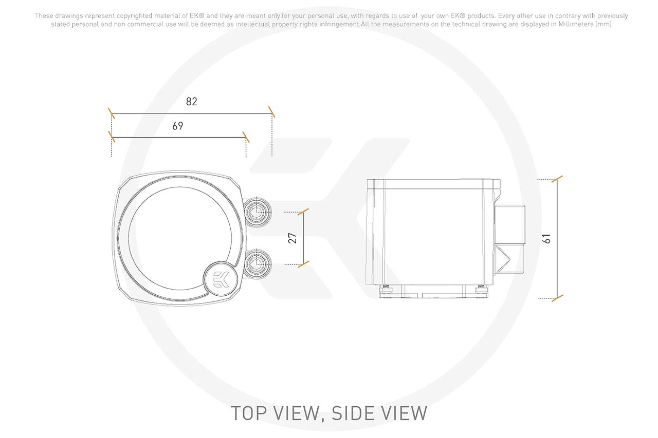 EKWB White CR-240 Nucleus AIO 240mm Lux D-RGB Liquid CPU Cooler EK FPT 120mm Fan Compatible with Intel & AMD