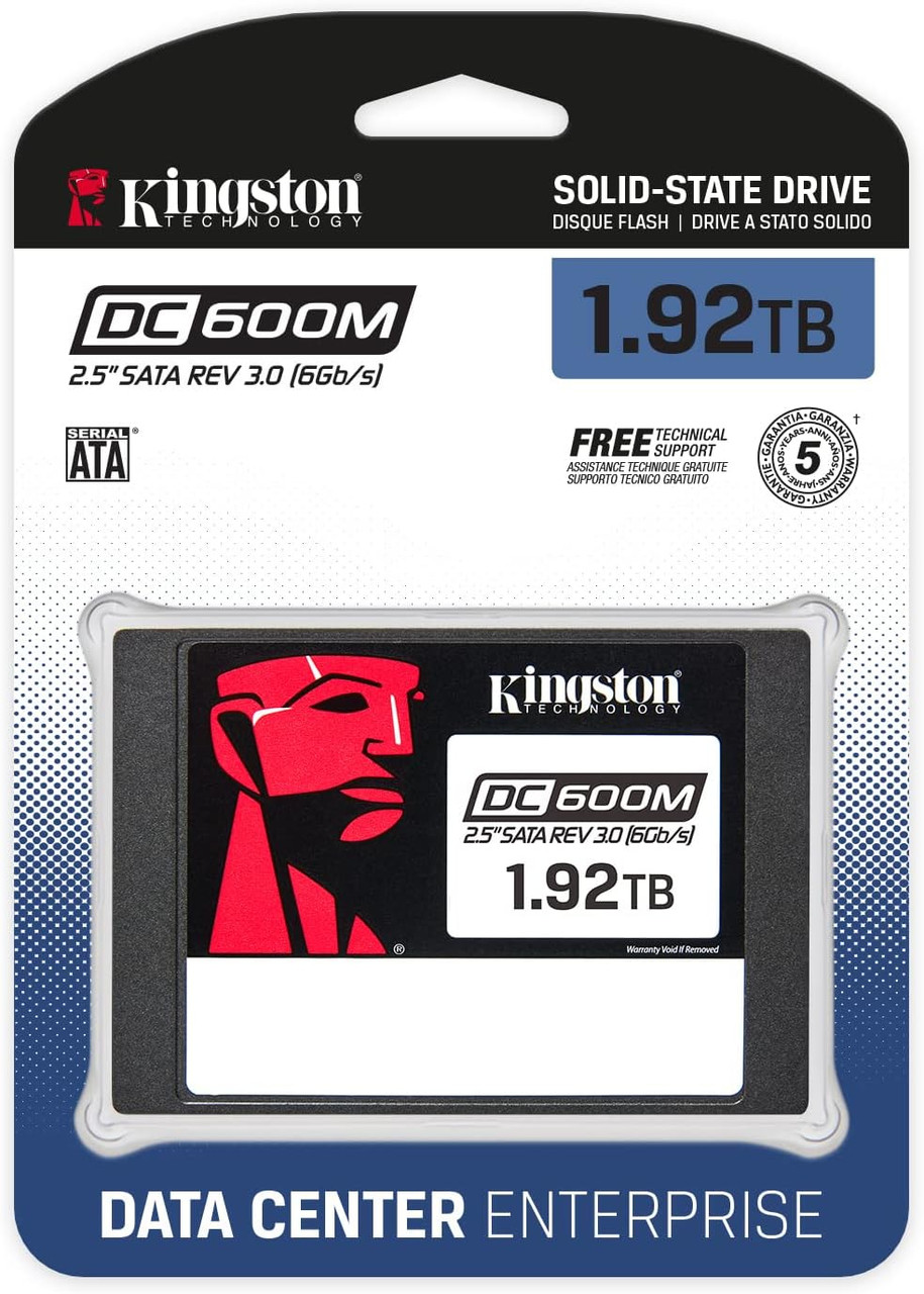 Kingston 1920G DC600M 2.5" SATA Enterprise SSD Internal Solid State Drive SEDC600M/1920G