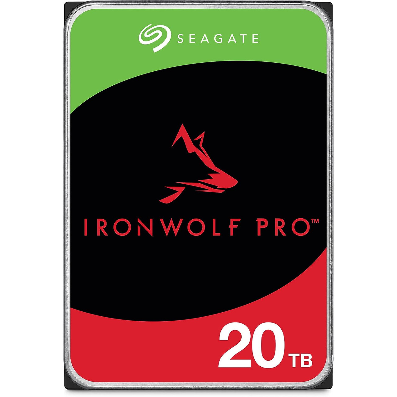 Seagate IronWolf Pro 20TB Enterprise NAS Internal Hard Drive 3.5" SATA 6Gb/s 7200RPM 256MB Cache HDD ST20000NT001