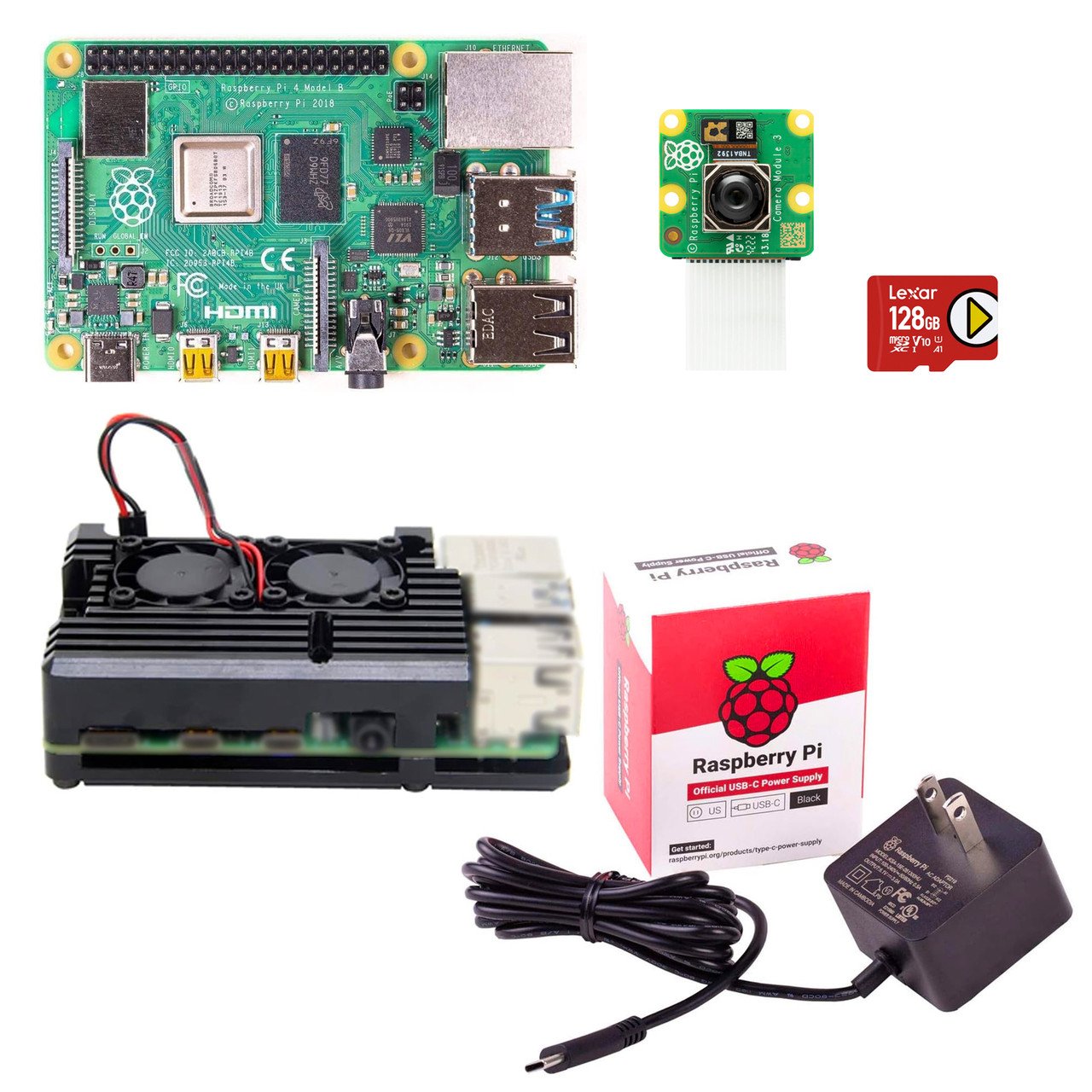 Raspberry Pi 4 Model B Camera V3 Kit (8GB)