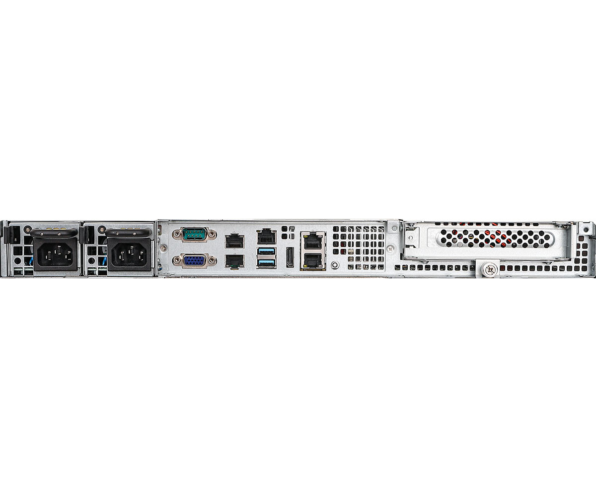 ASRock Rack RPSU AMD Ryzen 5000 Socket AM4 1U Rackmount Server - Barebone (1U4LW-X570/2L2T RPSU)