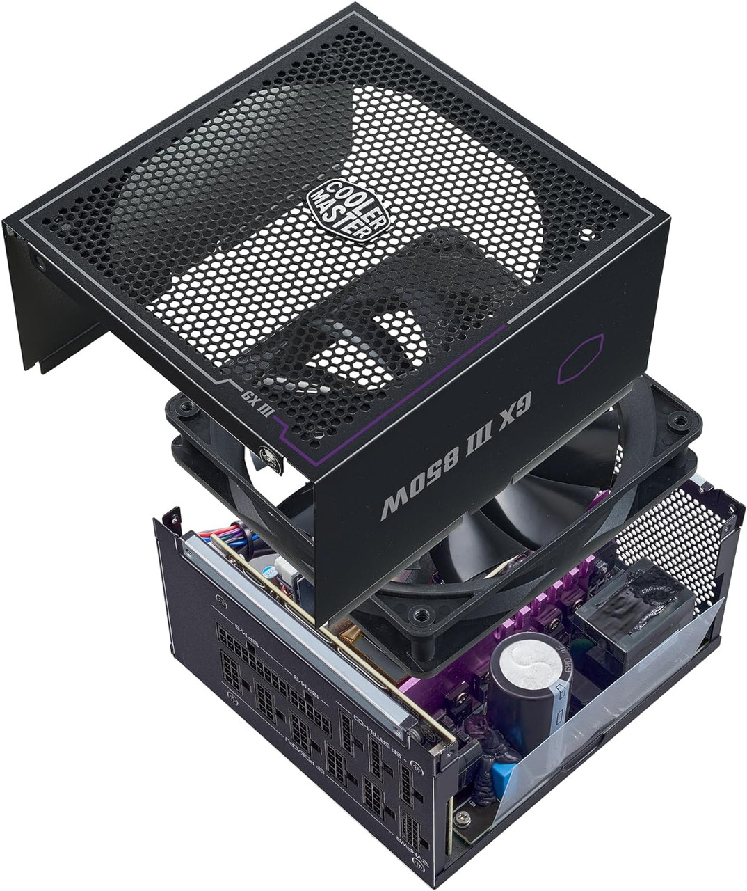 Cooler Master GX III Gold 850W ATX3.0 Full Modular Power Supply, 850W, 80+ Gold, 135mm 1900RPM (MPX-8503-AFAG-BUS)