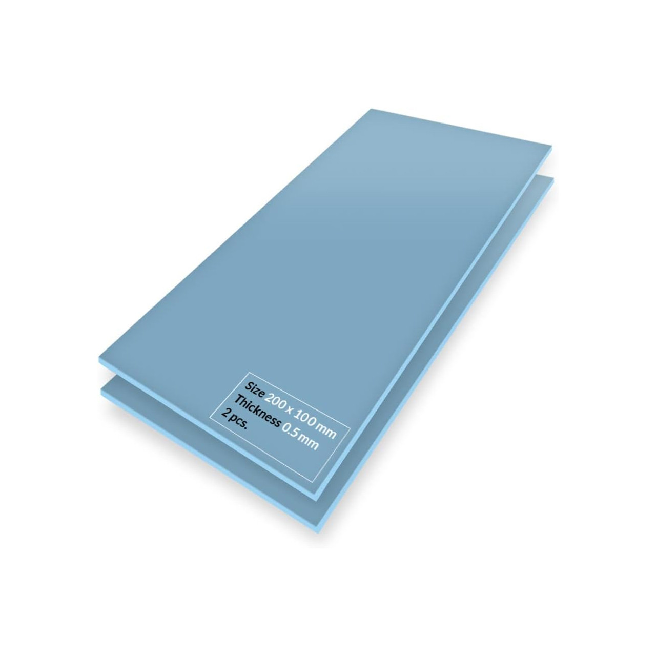 ARCTIC TP-3: Premium Performance Thermal Pad, 200 x 100 x 0.5 mm - 2 Pieces (ACTPD00058A)