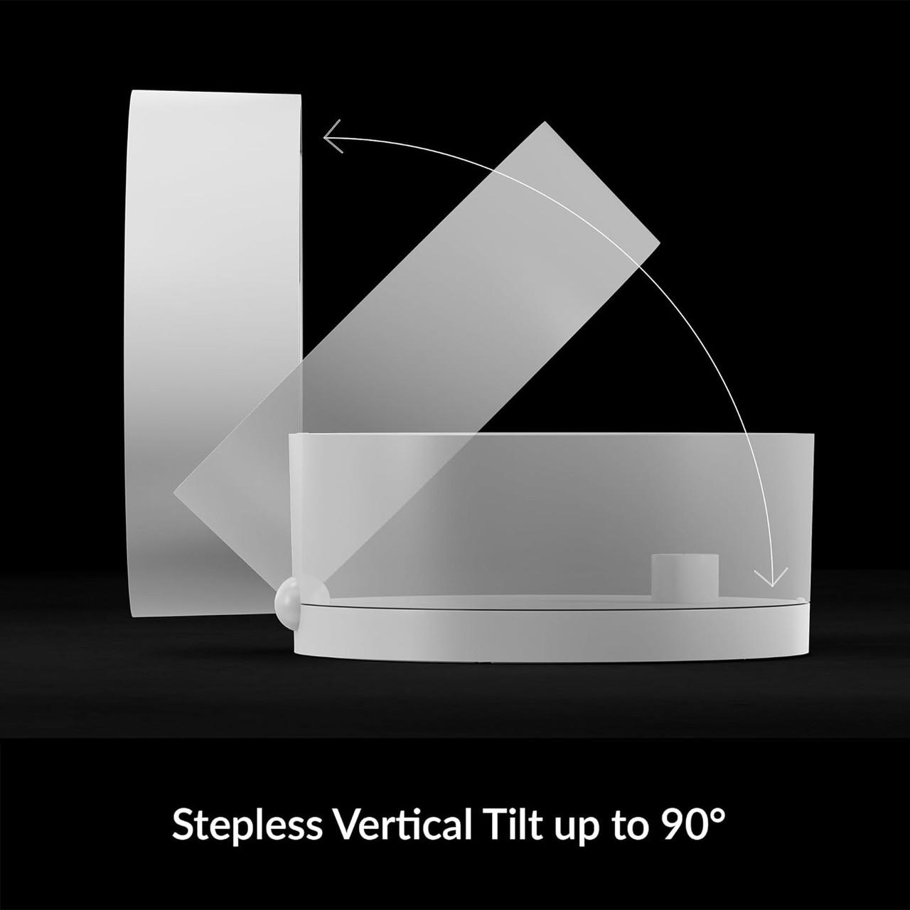 ARCTIC Summair Plus Foldable table fan with integrated rechargeable battery USB-C connection 600-3300 rpm - White (AEBRZ00026A)