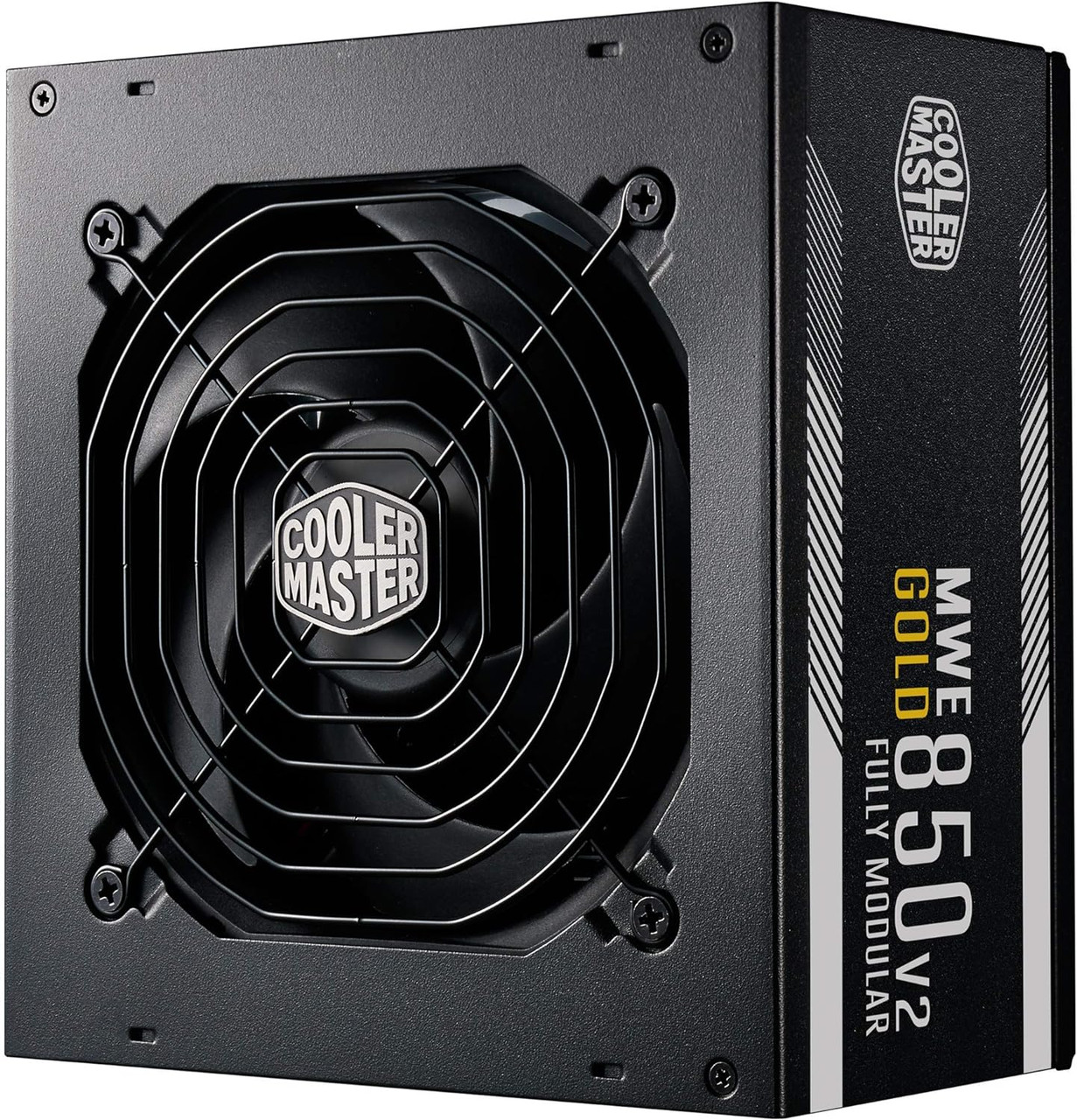 Cooler Master MWE Gold 850 V2 Full Modular Power Supply, 850W, 80+ Gold , 2 EPS Connectors, 120mm Fan (MPE-8501-AFAAG-US)