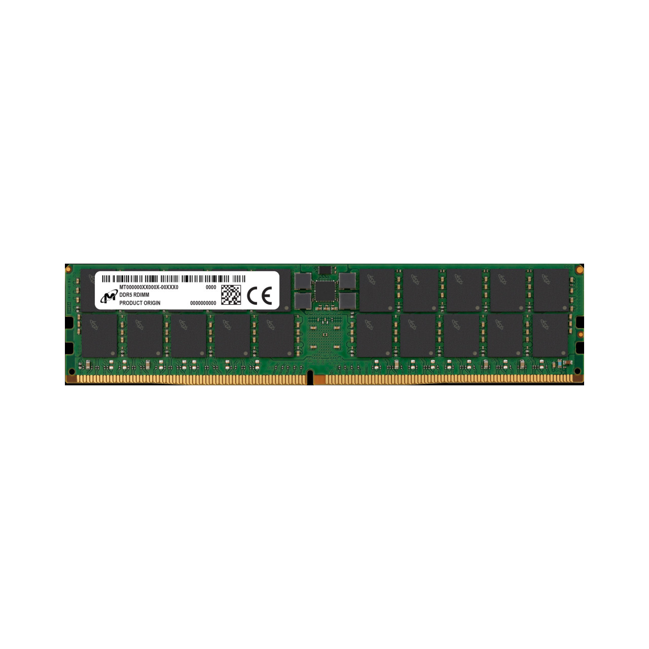 The Micron MTC40F204WS1RC48BR DDR5 server memory delivers high-speed performance, advanced error correction, and energy efficiency, ensuring reliable operation for demanding enterprise applications and data center workloads.