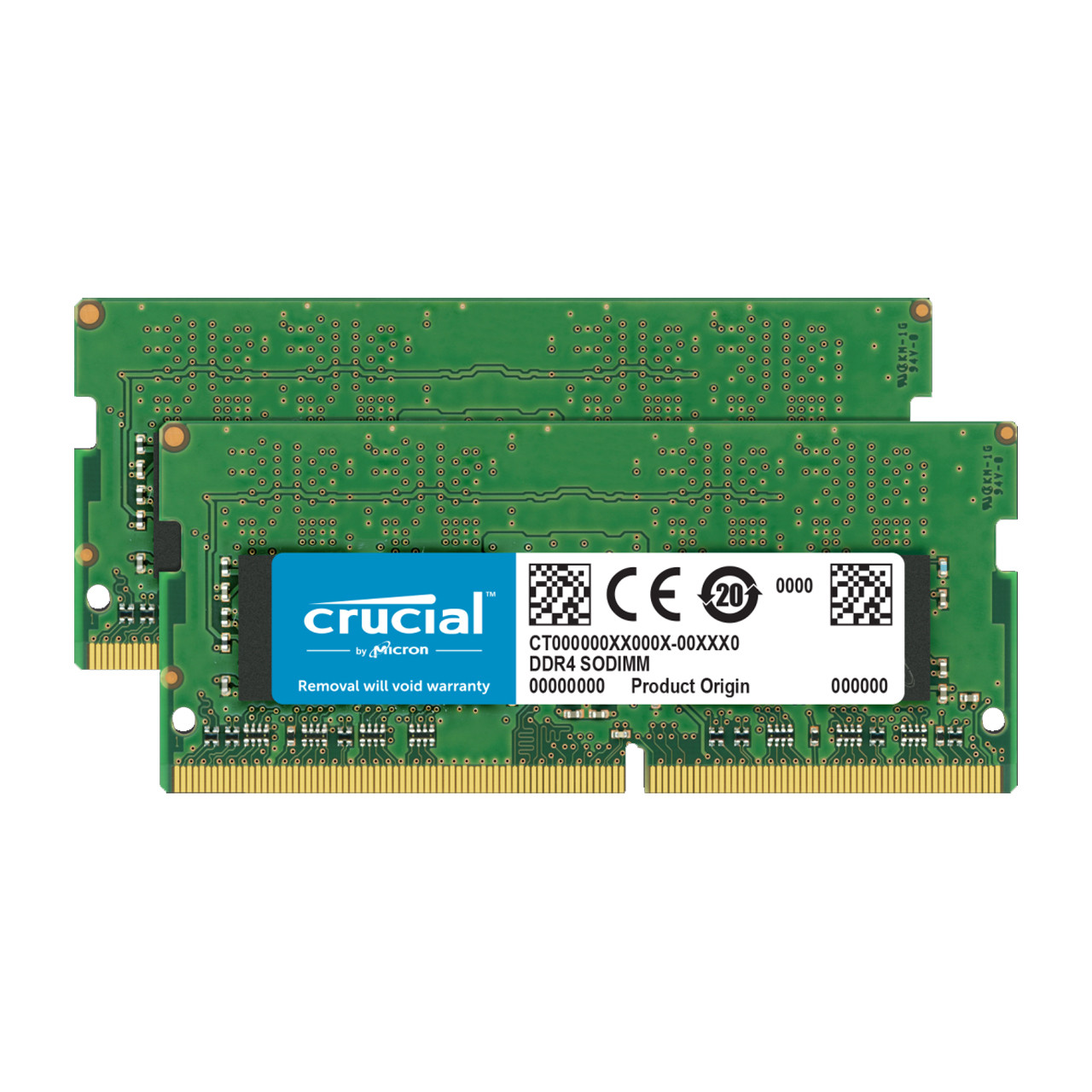 Crucial RAM 64GB Kit (2x32GB) DDR4 3200MHz CL22 or 2933MHz or 2666MHz Laptop Memory (CT2K32G4SFD832A)