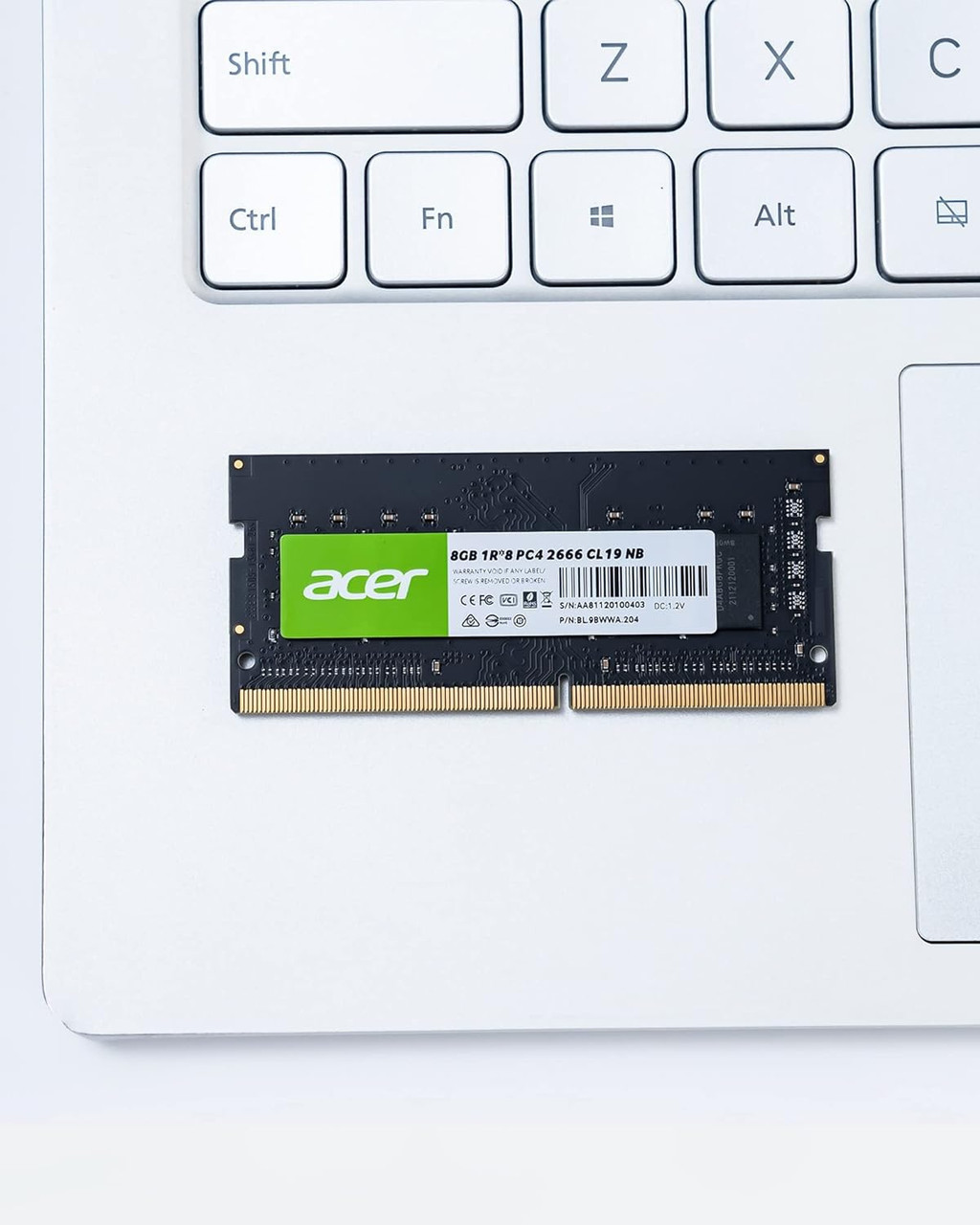 Acer SD100 8GB Single RAM 2666 MHz DDR4 CL19 1.2V Laptop Computer