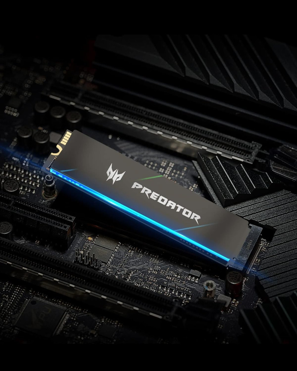 Acer Predator GM7000 2TB NVMe Gen4 Gaming SSD, M.2 2280, Compatible with PS5, PCIe 4.0  Up to 7400MB/s BL.9BWWR.106