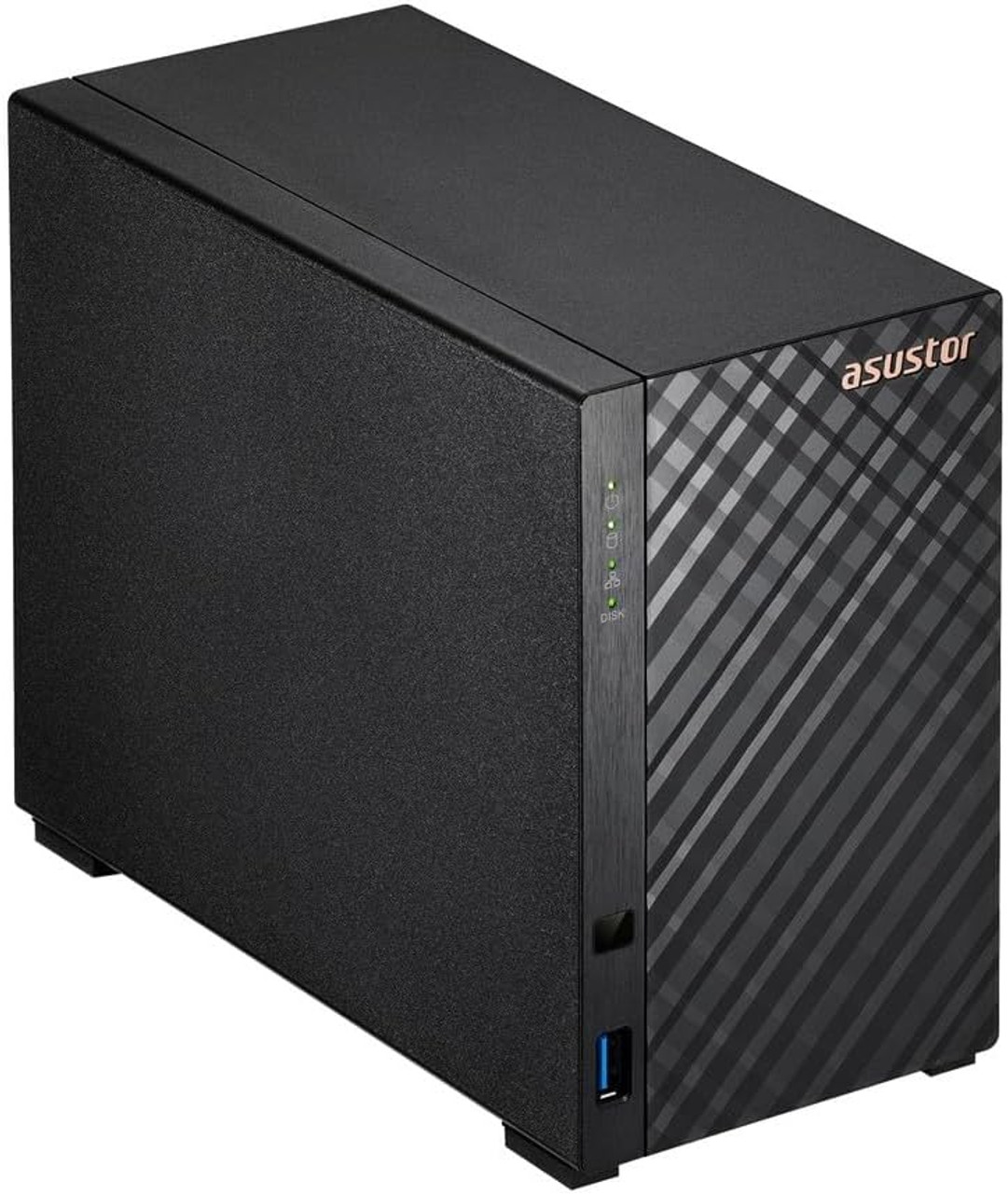 Asustor Drivestor 2 Lite 2 Bay NAS, Quad-Core 1.7GHz CPU, 1GbE Port, 1GB DDR4 - Diskless (AS1102TL)