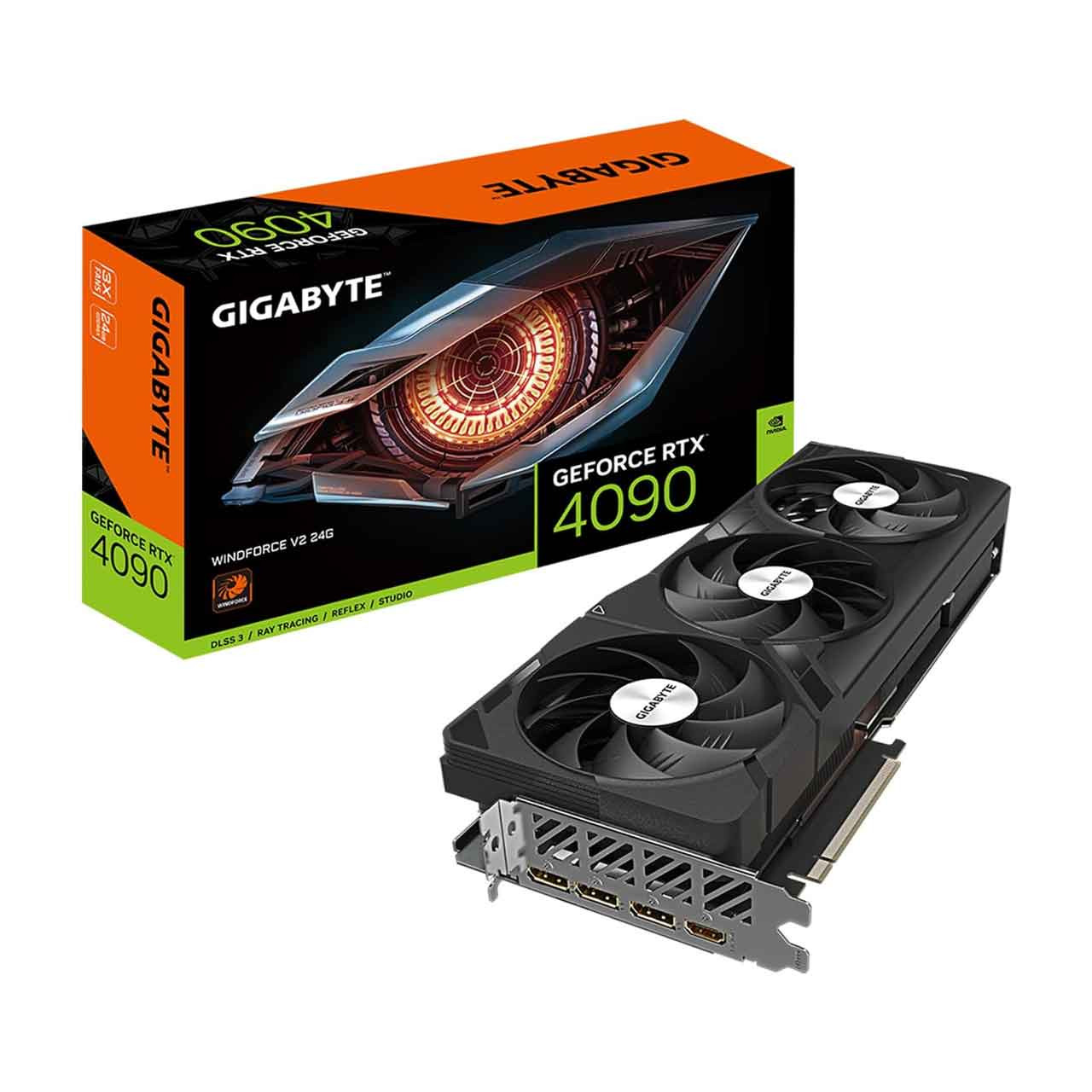 GIGABYTE GeForce RTX 4090 WINDFORCE V2 24G Graphics Card, 3X Fans