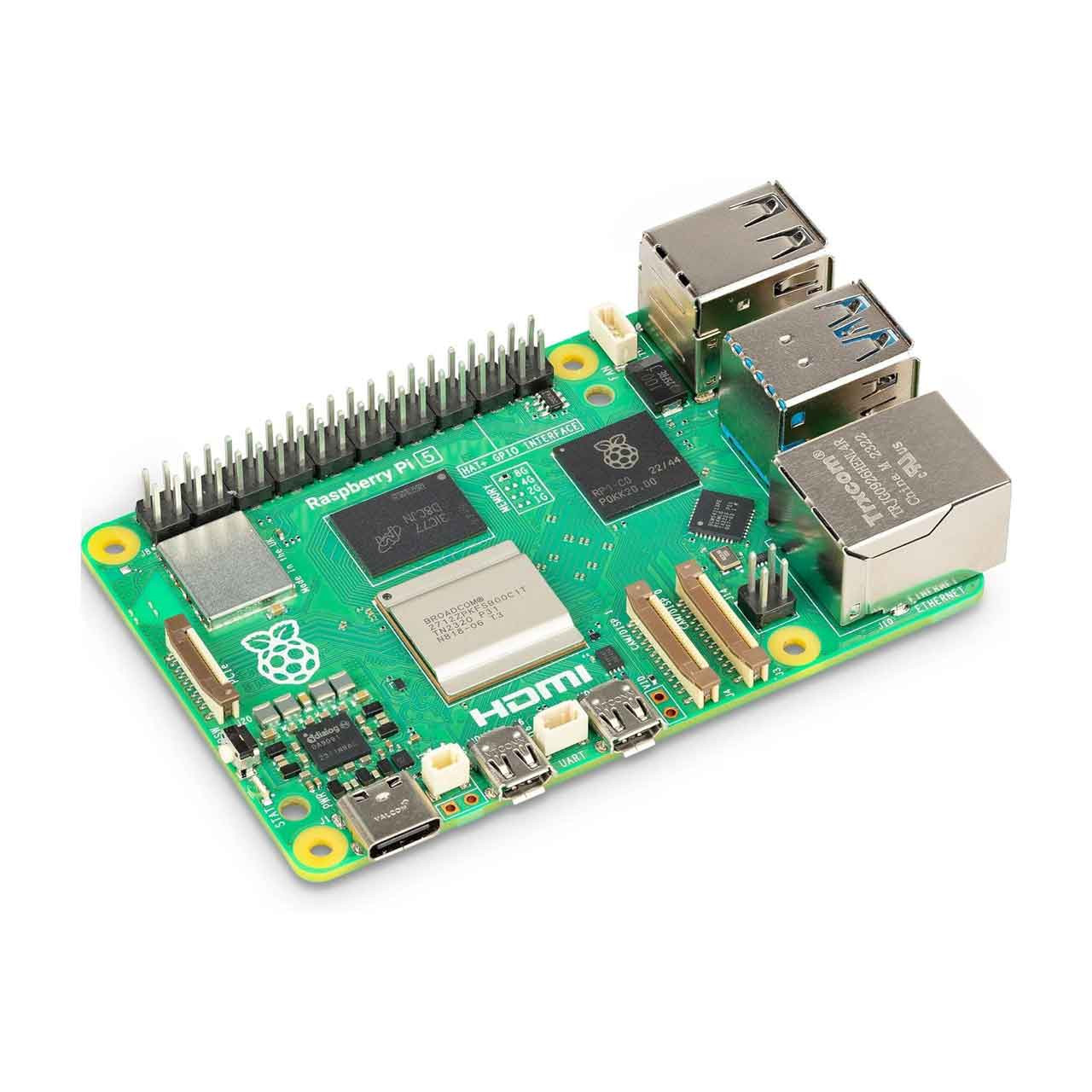 Raspberry Pi 5 8GB RAM Broadcom BCM2712 Arm Cortex-A76 2.4GHz Quad-core 64-bit Single Board Computer (Raspberry Pi 5 8GB)