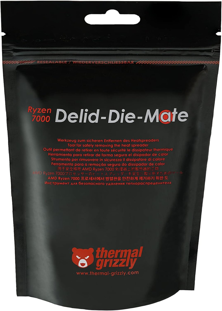 Thermal Grizzly Ryzen 7000 Delid-Die-Mate CPU Delid Tool for RYZEN 7000 Series (TG-DDM-R7000-R)