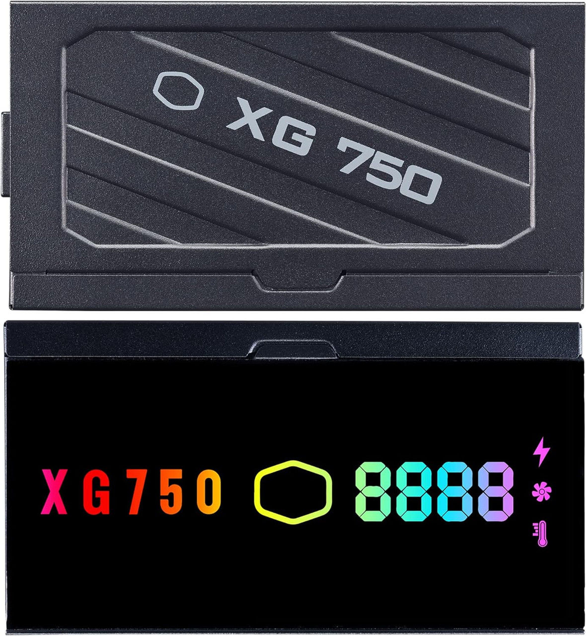 Cooler Master XG750 Plus Platinum ARGB Fully Modular 750W ATX 12V Ver 2.53,100% Japanese Capacitors MPG-7501-AFBAP-XUS