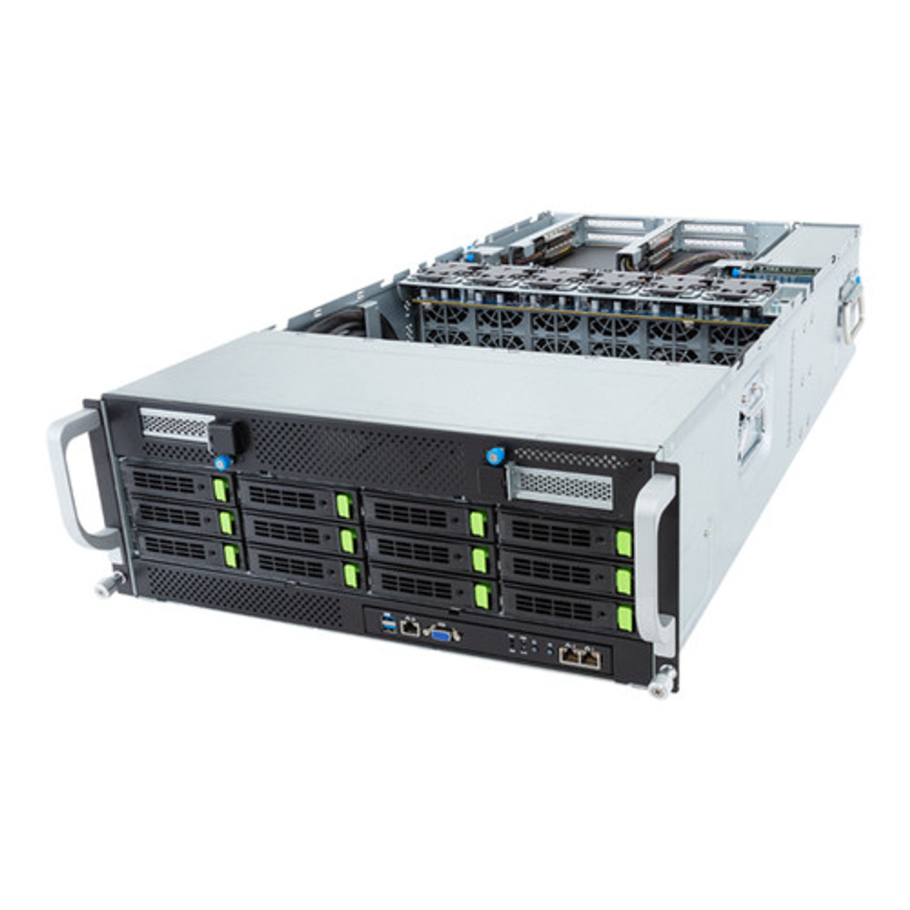 Gigabyte 4U HPC/AI Server Barebone - Intel Gen4/Gen5 Xeon Scalable, Dual CPU, 8x Gen5 GPUs G493-SB2-AAP1