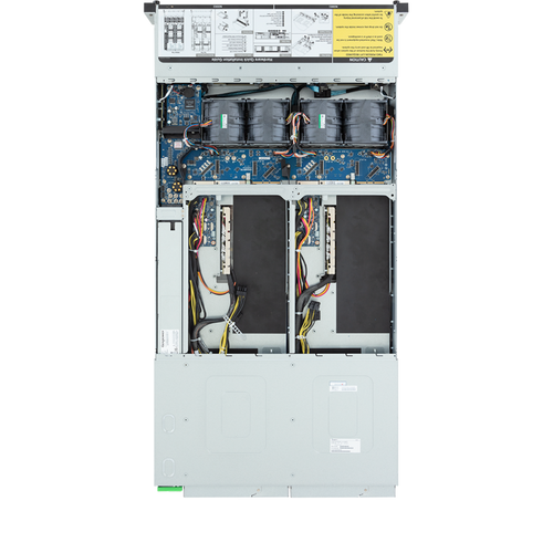 Gigabyte 2U High Density Server Barebone - AMD EPYC 9004, 2-Node Dual CPU, 4x Gen 5 x16 GPU,  4X Gen4 NVMe Bays H233-Z80-AAW1