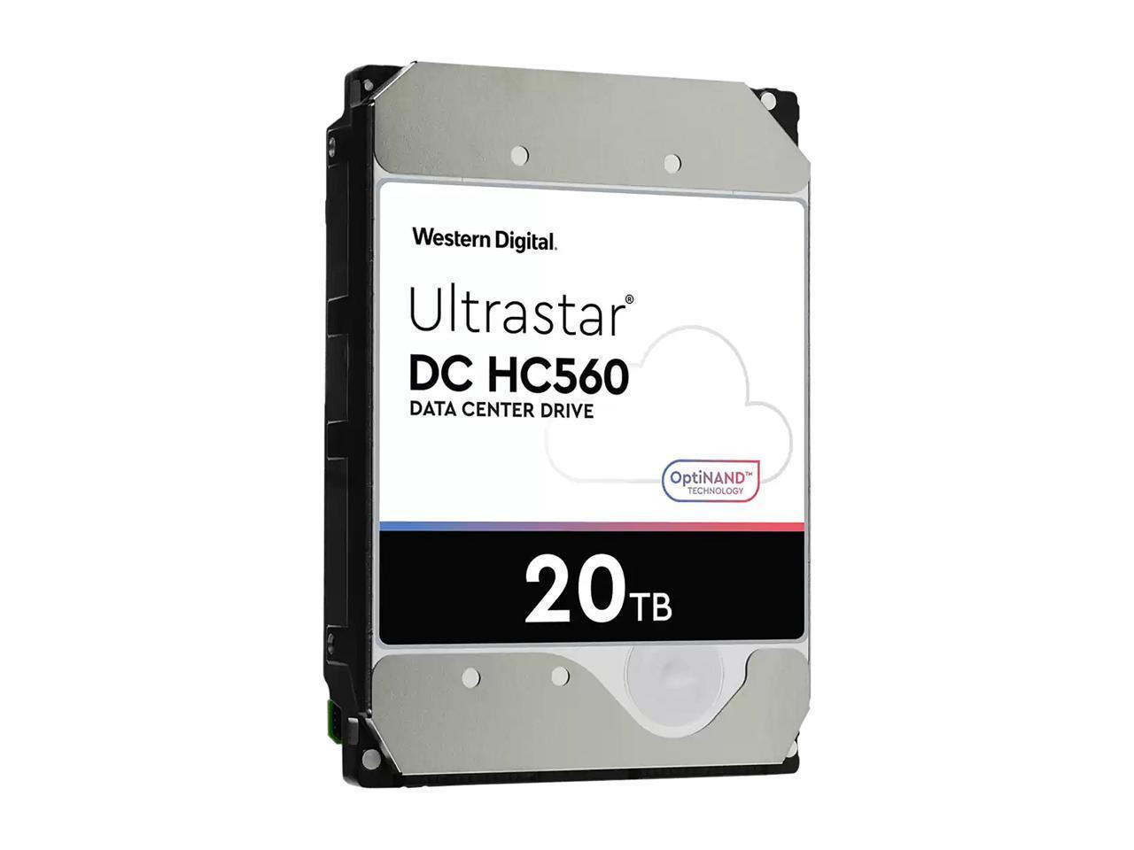 WD Ultrastar DC HC560 0F38785 20TB 512MB Cache 7200RPM SATA 6.0Gb/s 512E SE 3.5" Internal Hard Drive WUH722020BLE6L4 (Pack of 2)