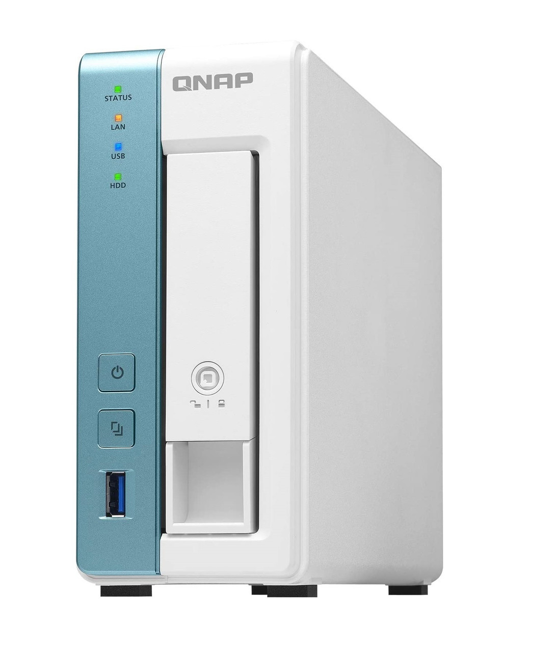 QNAP TS-131K-US 1-Bay Personal NAS 4-core 1.7GHz, 1GB RAM w/ WD Red Pro 6TB NAS Internal Hard Drive