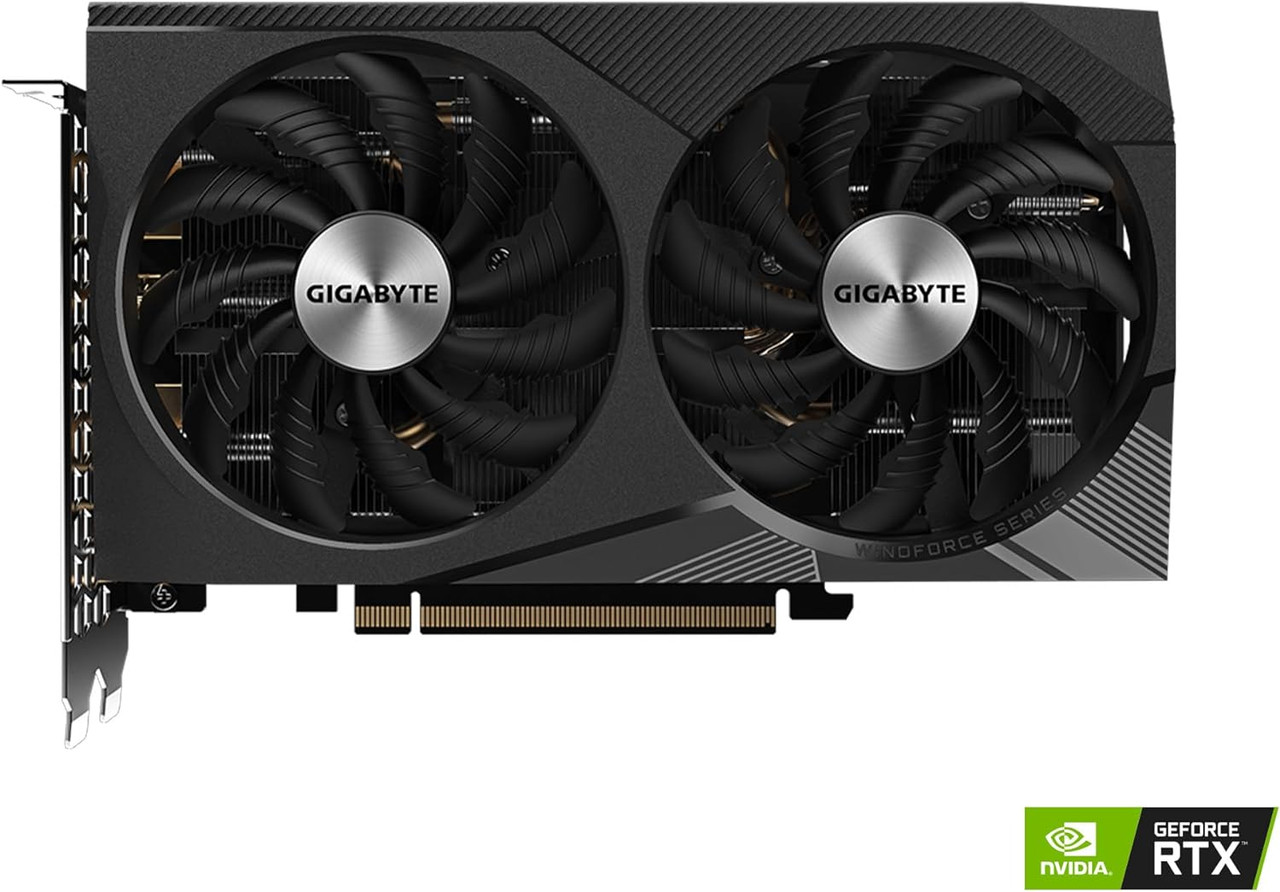 Gigabyte GeForce RTX 3060 WINDFORCE OC 12G Graphics Card, 2X WINDFORCE Fans,12GB 192-bit GDDR6 GV-N3060WF2OC-12GD REV2.0