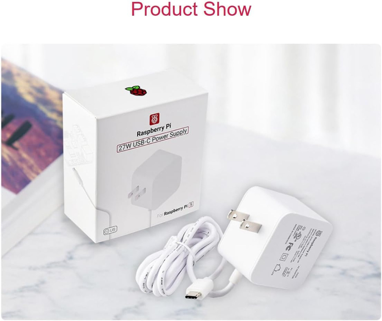 Raspberry Pi Power Adapter Pi5 Official Original 27W Power PD Adapter ...