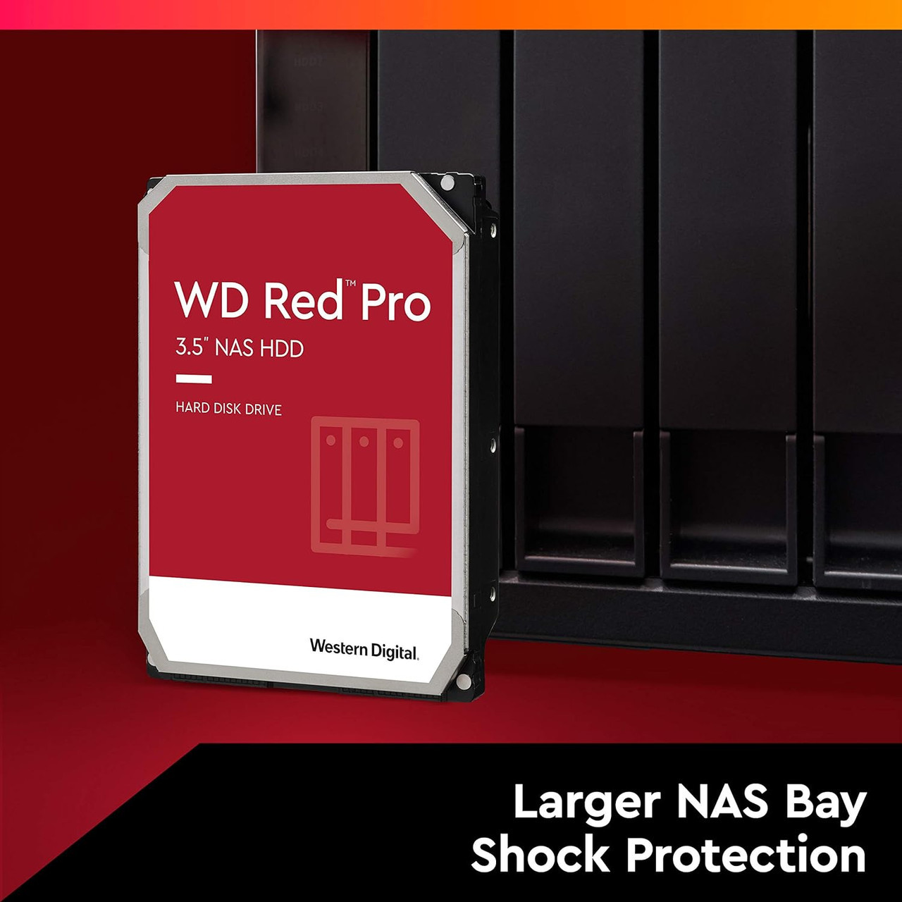 WD 22TB WD Red Pro NAS Internal Hard Drive HDD WD221KFGX (Pack of 2)