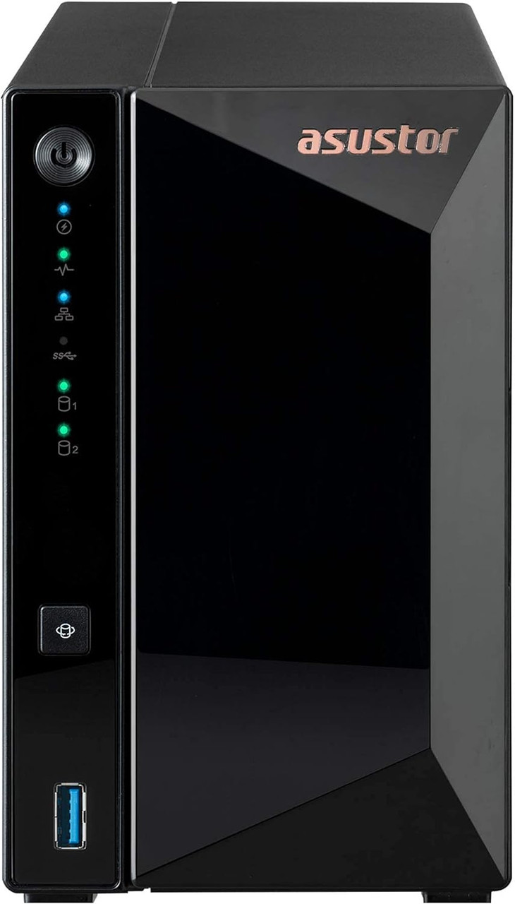 Asustor DRIVESTOR 2 Pro 2 Bay NAS storage AS3302T, + 36TB WD Red (2x18TB) 3.5" HDD