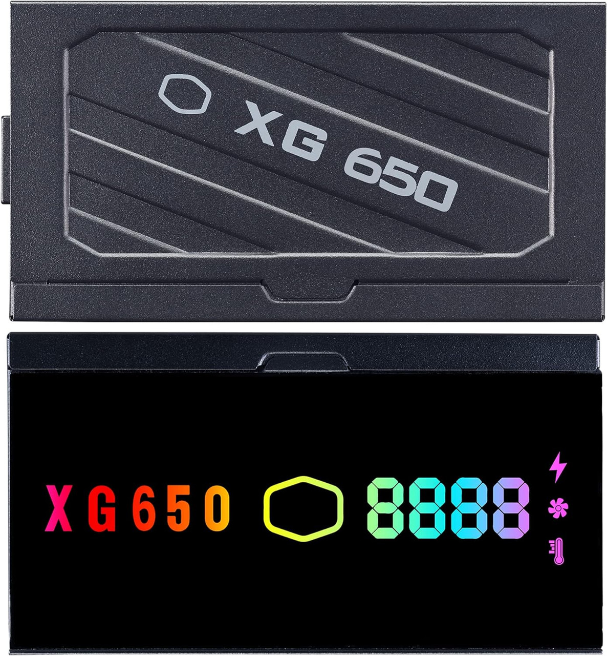 Cooler Master XG650 Plus Platinum ARGB Fully Modular, 650W, ATX 12V Ver 2.53,100% Japanese Capacitors MPG-6501-AFBAP-XUS