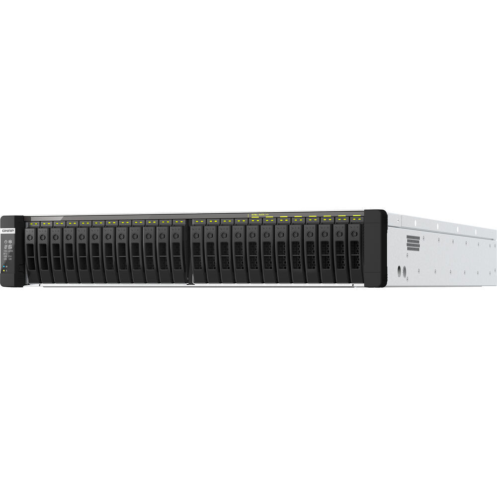 QNAP 24-Bay 2U all-flash NAS, NVMe Gen 4 x4, Dual Intel Xeon Silver 4309Y, 64GB RDIMM ECCC DDR4 TDS-H2489FU-4309Y-64G-US