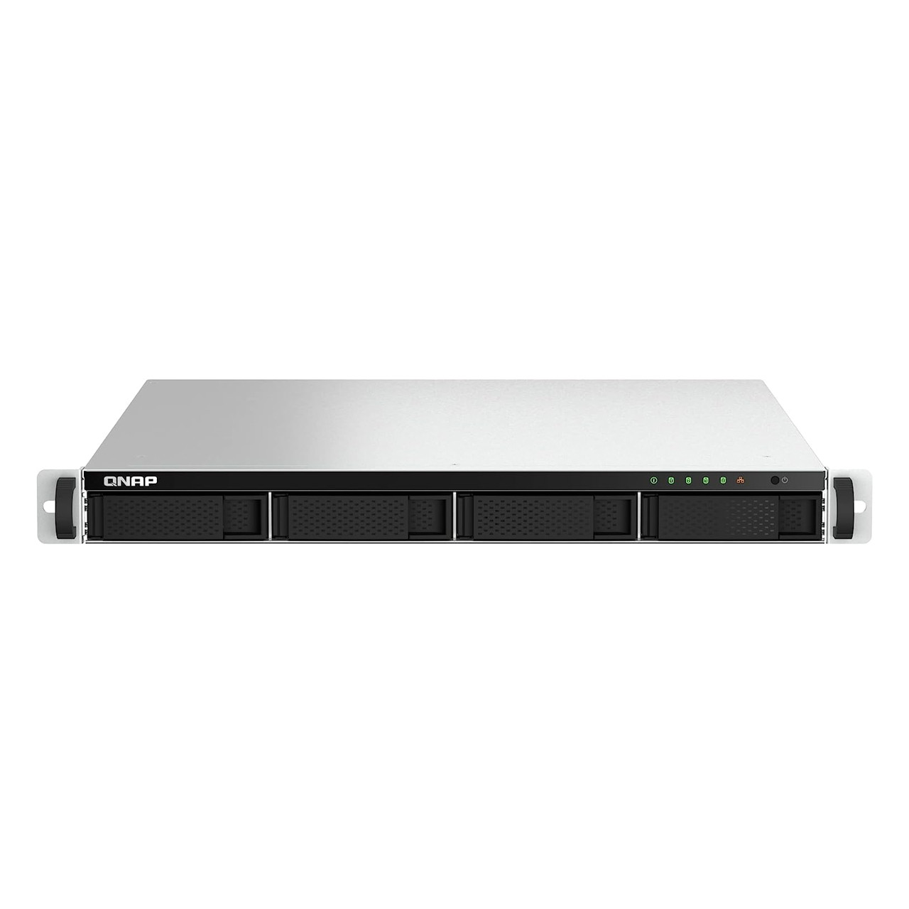 QNAP 1U 4-bay NAS/iSCSI IP-SAN, Intel Celeron N5105/N5095 4C/4T, 8GB DDR4 RAM, 2.5GbE LAN, Redundant PSU TS-464U-RP-8G-US