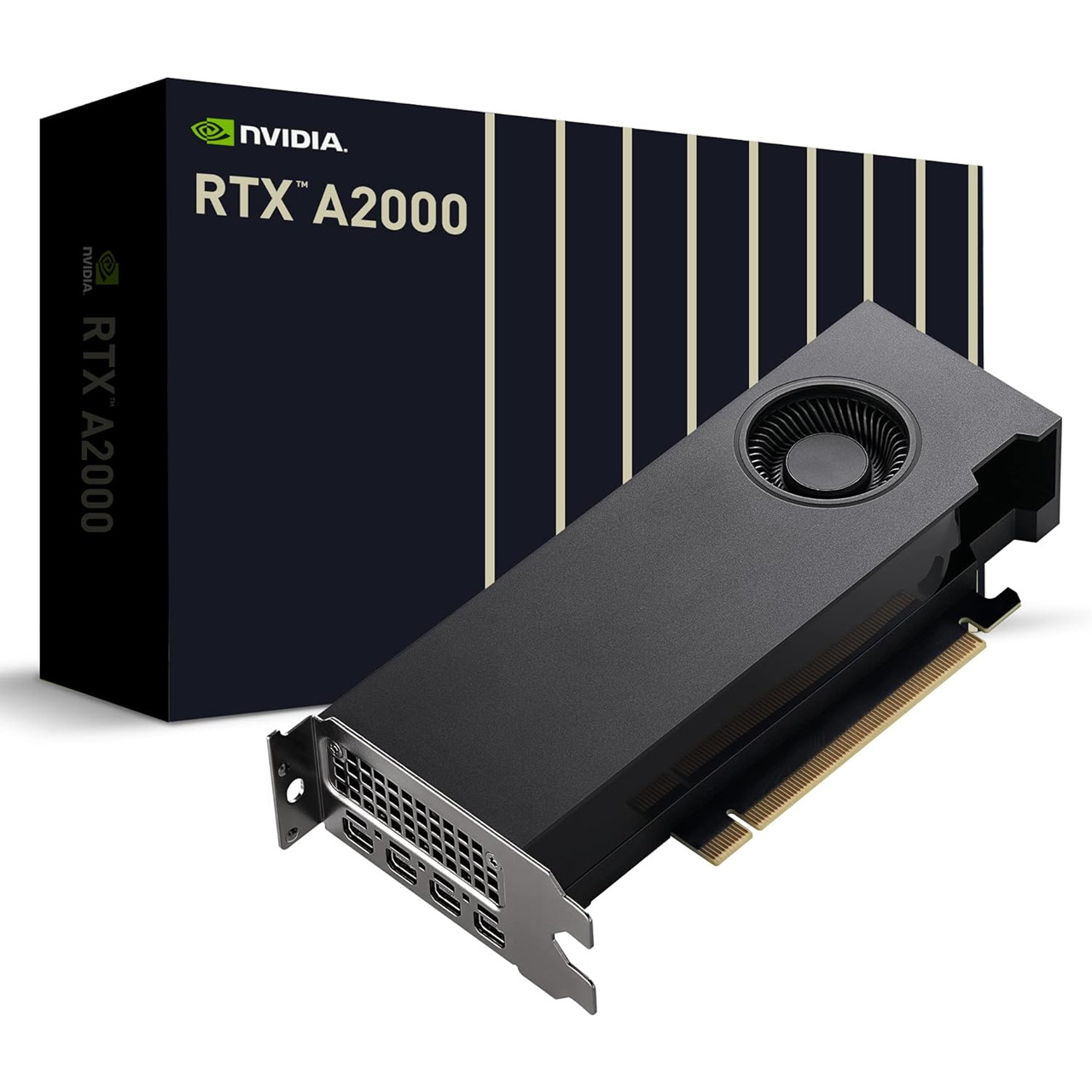 PNY RTX A2000 12GB NVIDIA Graphics Card delivers powerful performance for professional workflows.