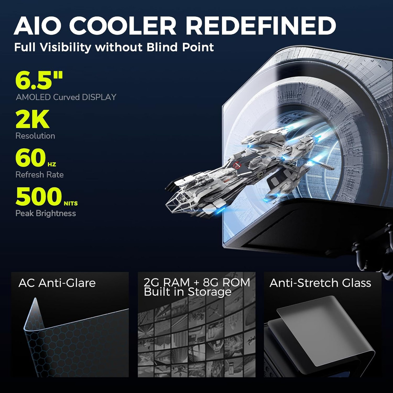 Stunning addressable RGB lighting enhances your system’s aesthetic, with customizable lighting effects.