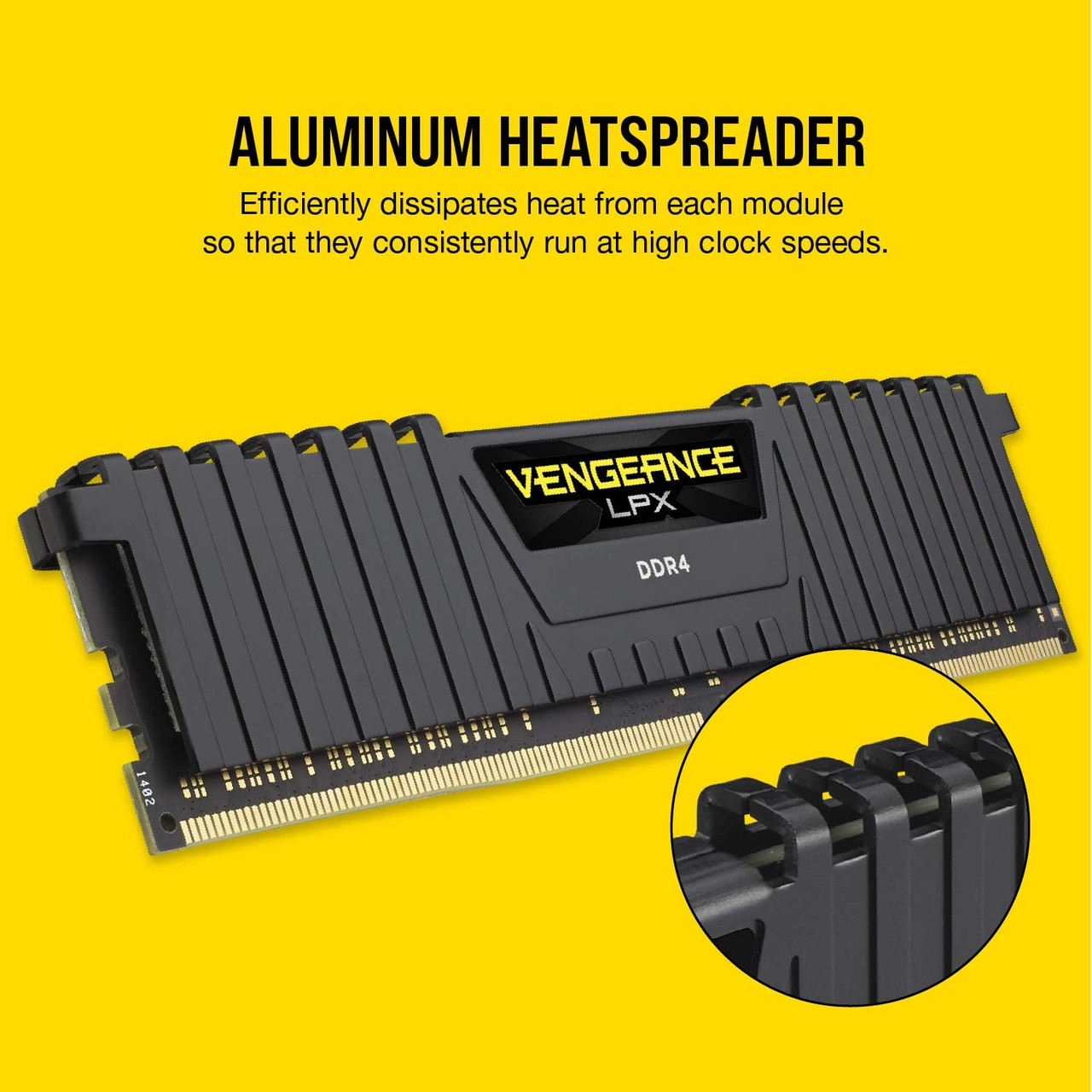 The memory is compatible with Intel XMP 2.0 for easy overclocking and enhanced system performance.