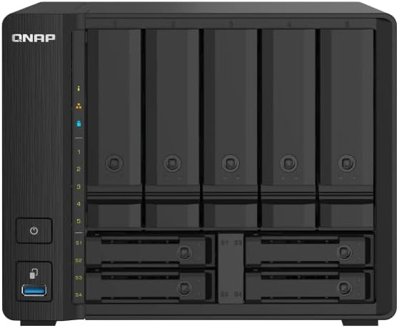 QNAP 5x 3.5-inch + 4x 2.5-inch Bay High-Speed NAS with Two 10GbE