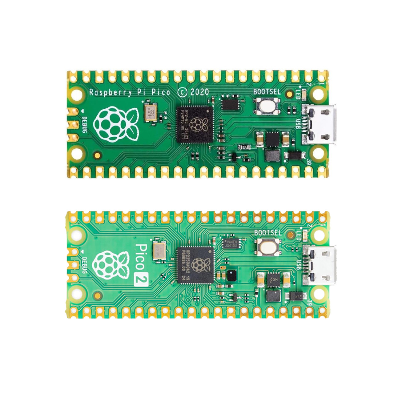 Raspberry Pi Pico Microcontroller Board for Pico-Series