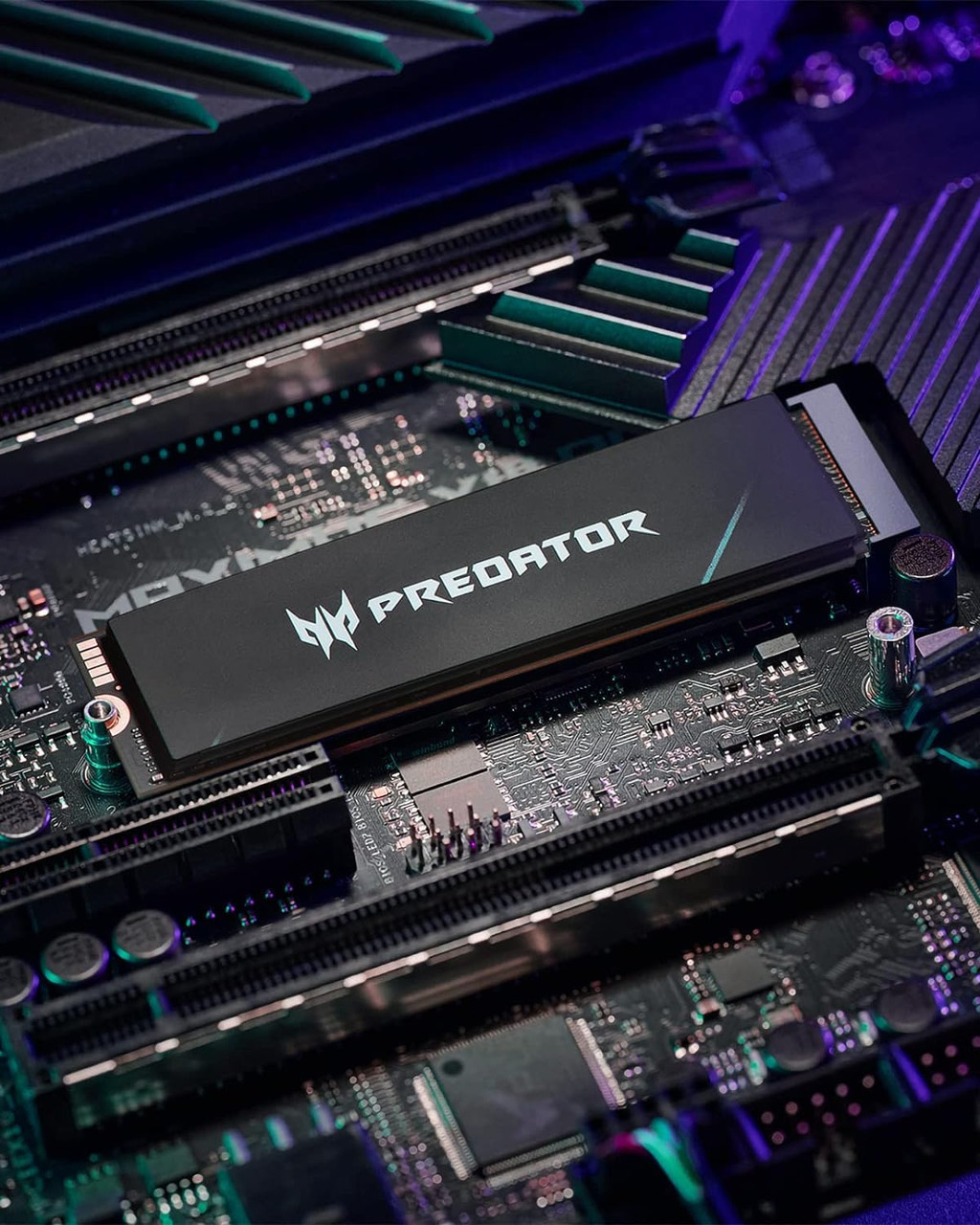 Acer Predator GM7000 1TB NVMe Gen4 Gaming SSD w/ Titanium Micro Nitro Flex M.2 SSD M.2 2280 SSD Rocket Heatsink