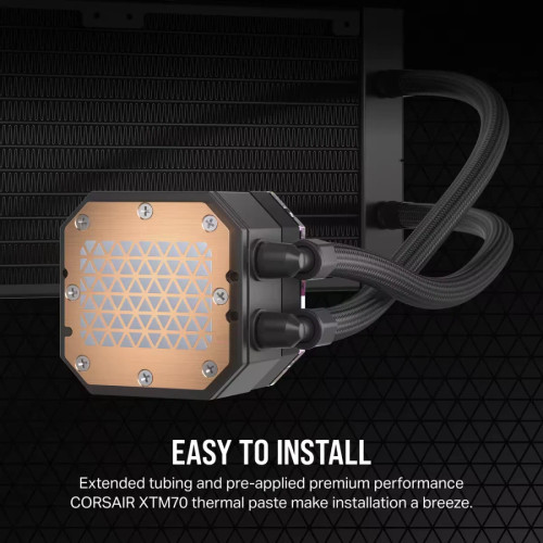 The cooler’s low-noise pump and fans provide excellent cooling while maintaining quiet operation, even during demanding gaming sessions or heavy rendering tasks.