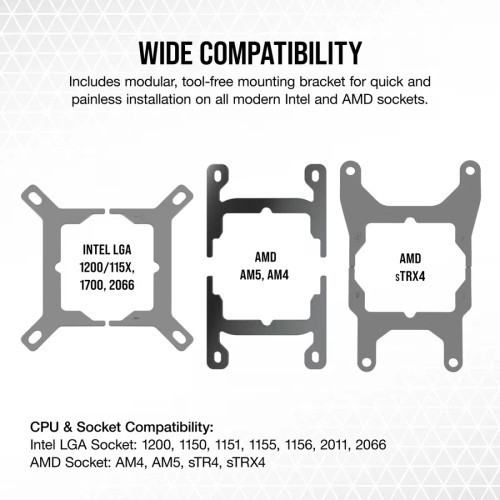 The cooler's easy installation process, thanks to its tool-free mounting system, ensures seamless integration into a wide range of PC cases.