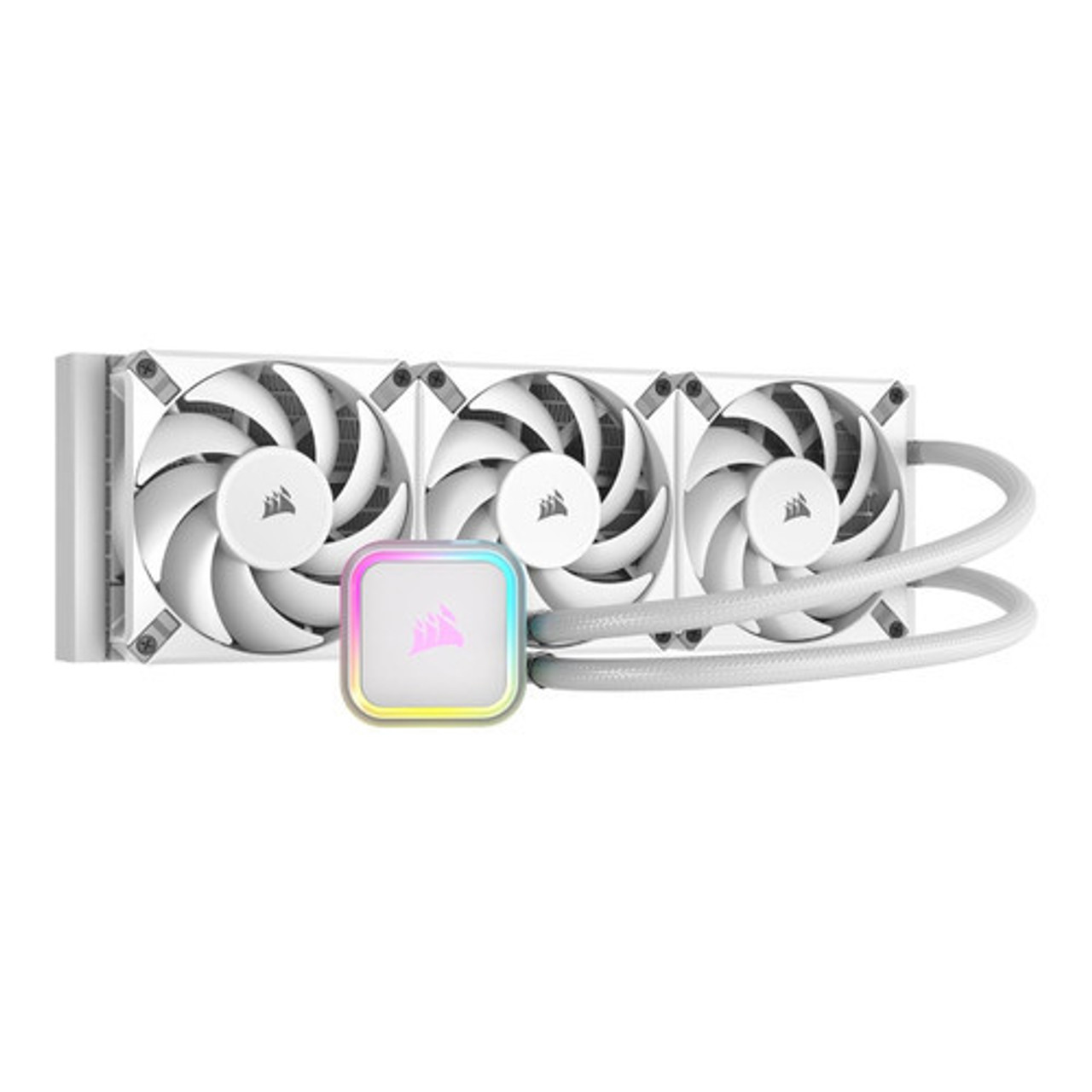 The Corsair H150i (model CW-9060079-WW) is a 360mm AIO liquid cooler designed to provide superior cooling for high-performance CPUs.