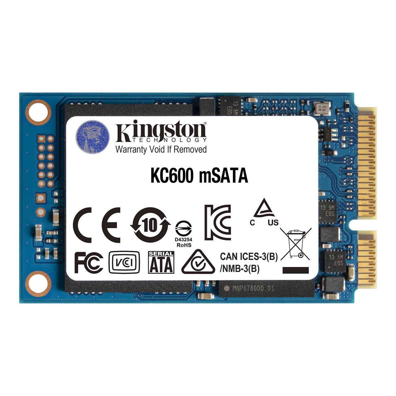 The Kingston KC600 1024GB SSD (SKC600MS/1024G) delivers high-speed performance with a SATA 6Gb/s interface for faster boot times and application loading.
