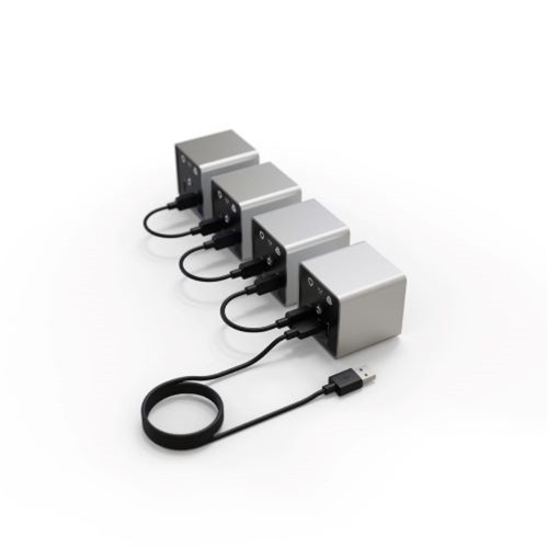 The dynamic analogue dials allow easy monitoring of critical system parameters like temperature and fan speeds.