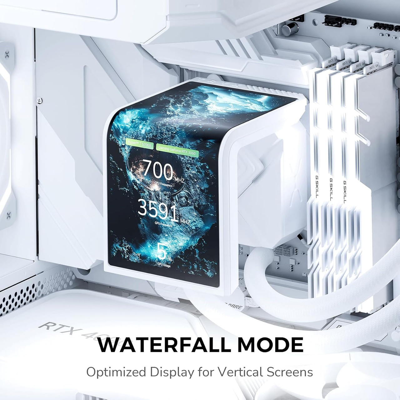 L*s様 Tryx panorama se 360 white TRYX Panorama SE 360 ARGB 360mm AIO Rotatable 6.67