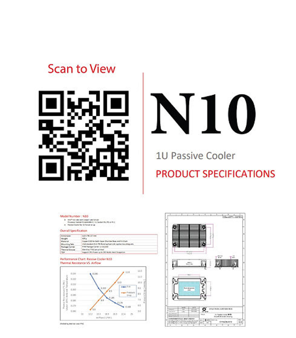 Delivered in a cost-effective brown box, the Dynatron N10 is a practical and efficient cooling solution for high-performance, low-maintenance server setups.